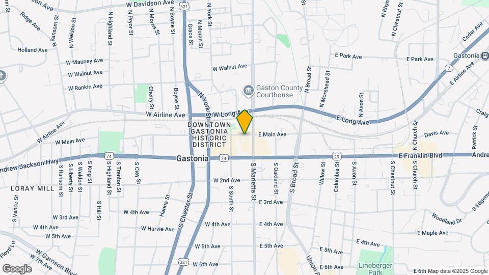 141 W Main Ave Map and Location Details