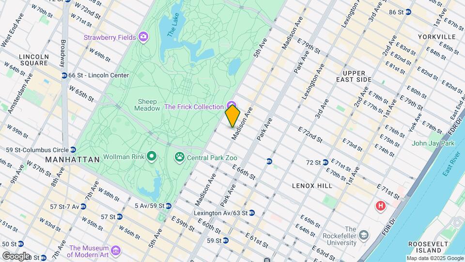 18 E 69th St Map and Location Details