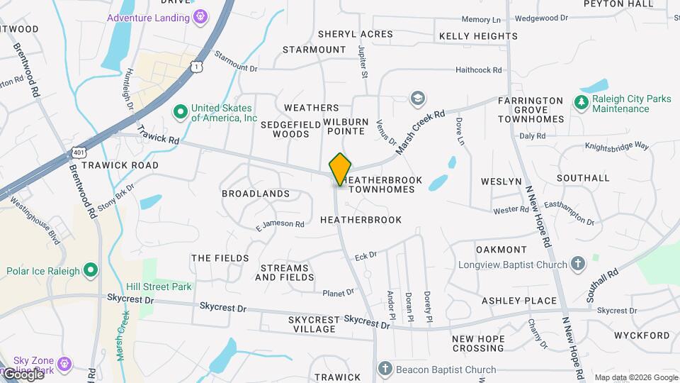 3506 Herndon Oaks Way Map and Location Details