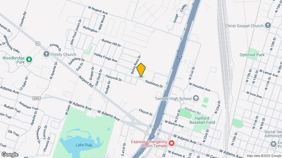 2102 Saulsbury Dr-Unit -B Map and Location Details