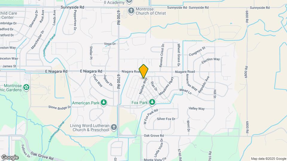 1890 Natalia Way Map and Location Details