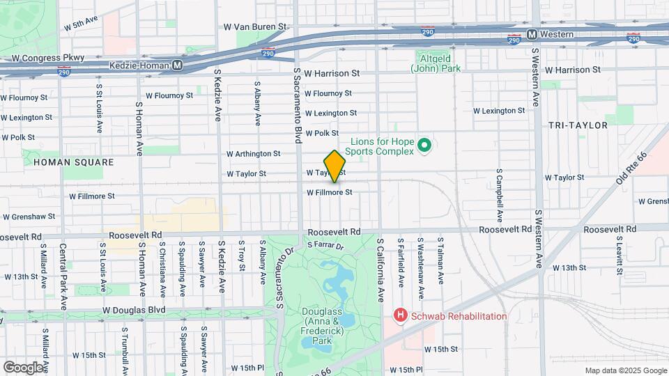 2902 W Fillmore St Map and Location Details