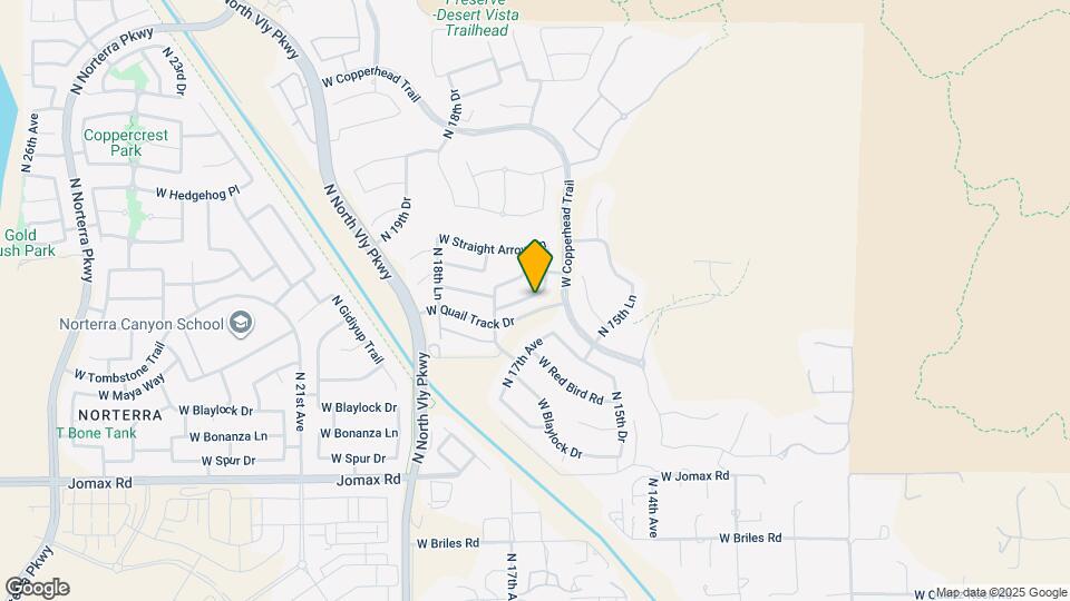 1657 W Desperado Way Map and Location Details