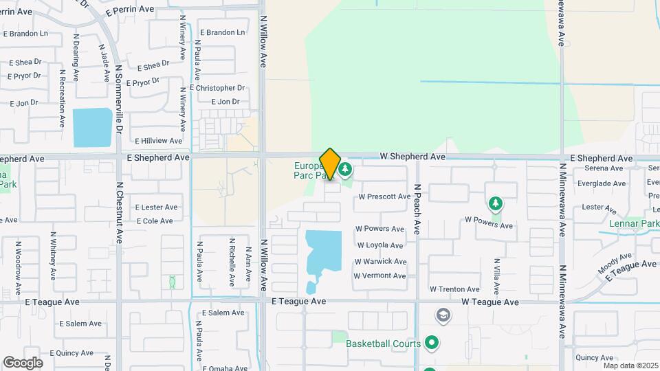 638 W Milano Ln Map and Location Details