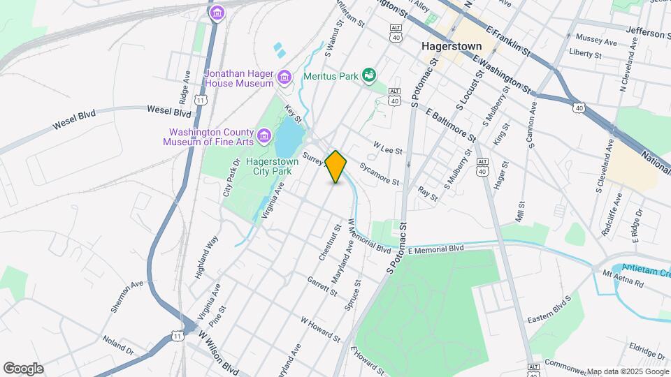 416 Guilford Ave Map and Location Details