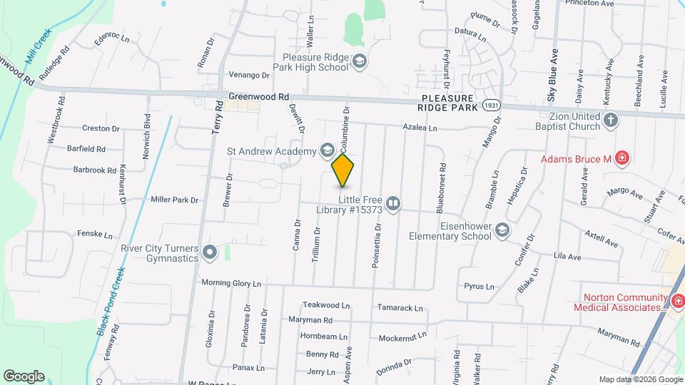 7809 Columbine Dr Map and Location Details