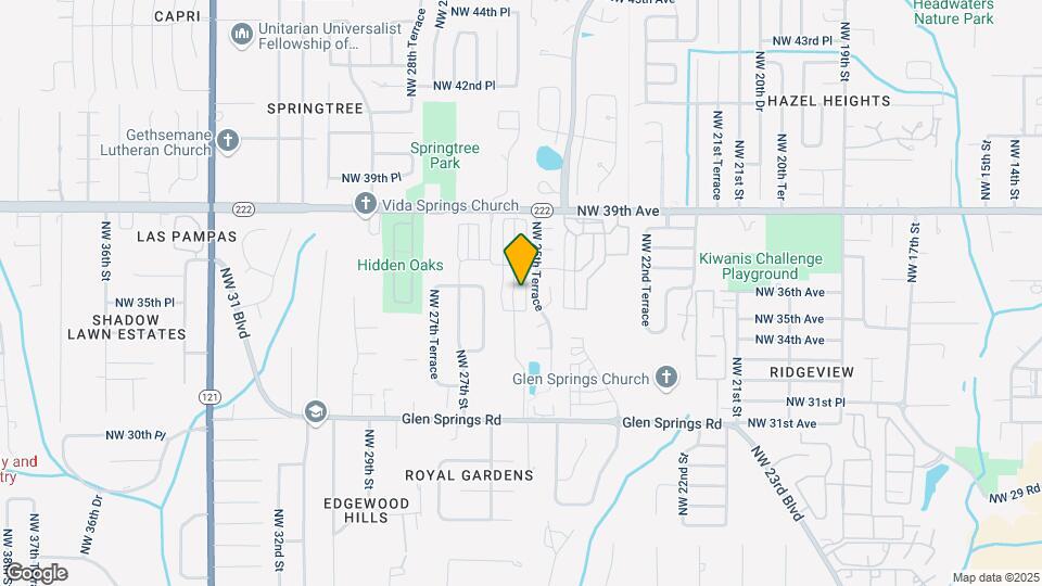 3635 NW 26th St Map and Location Details