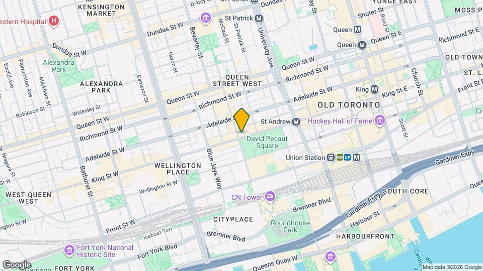 326 King St W Map and Location Details