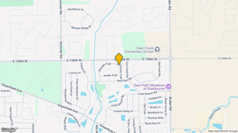 15563 Dusty Trail Map and Location Details