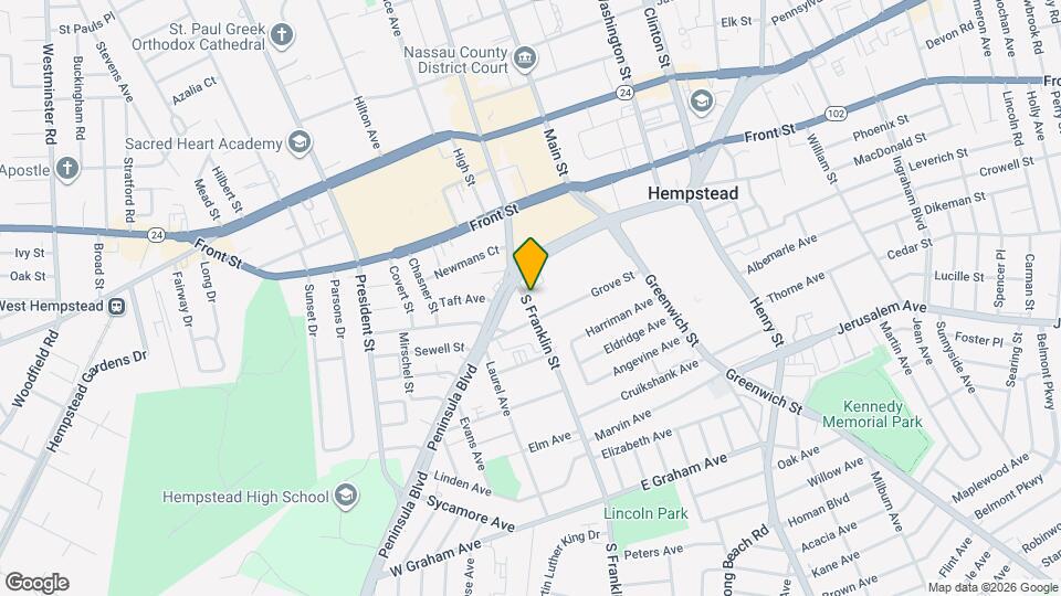 78 S Franklin St Map and Location Details