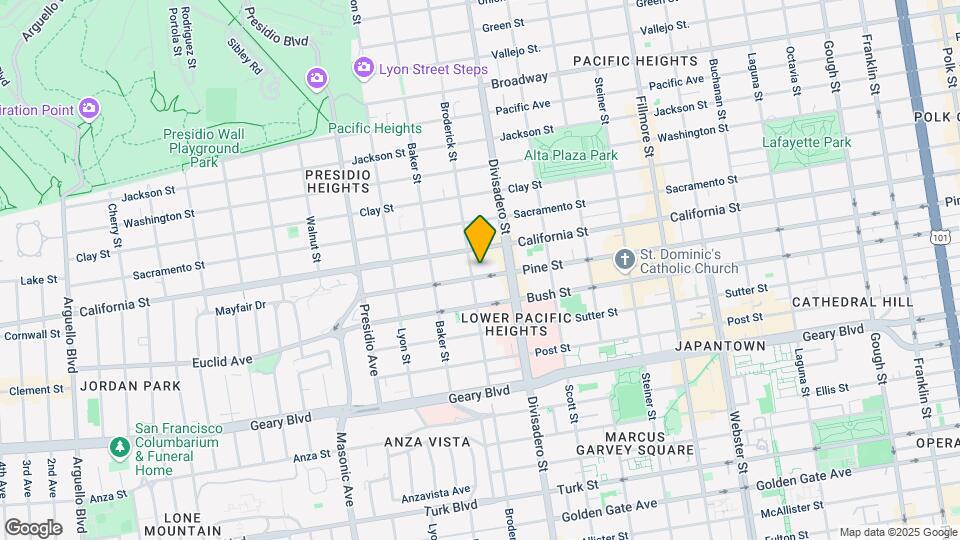 2770 Pine St Mapa y Detalles de la Ubicación