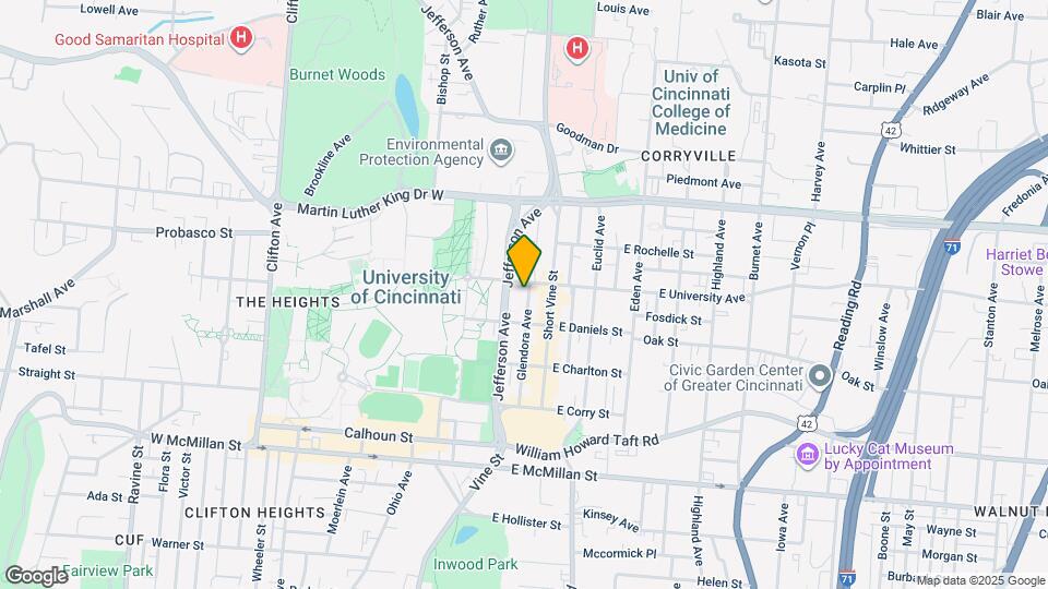 2823 Glendora Ave Map and Location Details