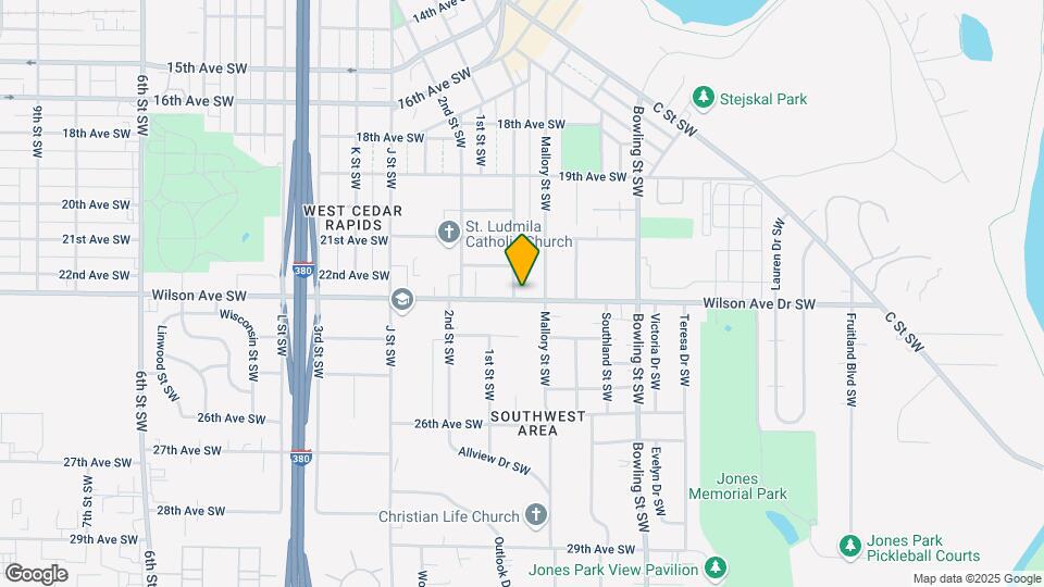2231 Hamilton St SW Map and Location Details