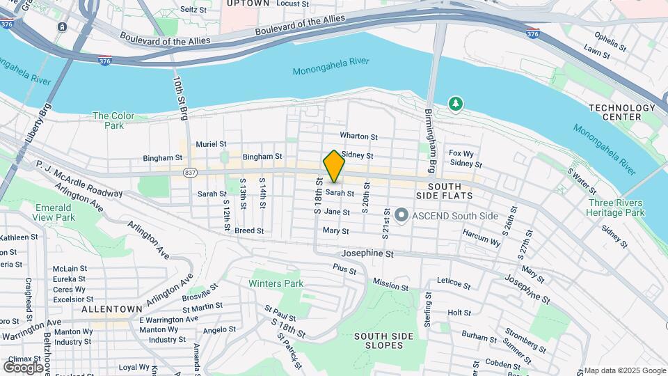 1819 Sarah St, Unit 1 Map and Location Details