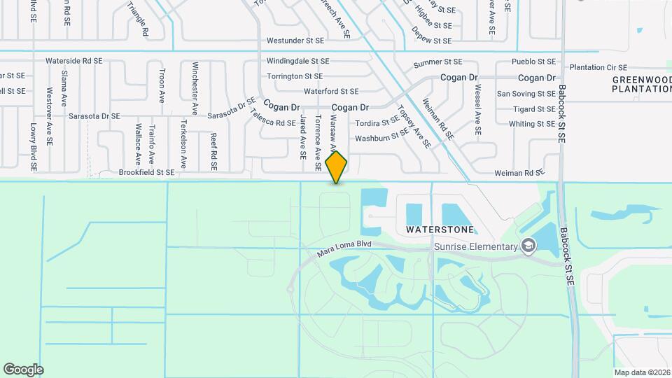 1192 Canfield Cir Map and Location Details