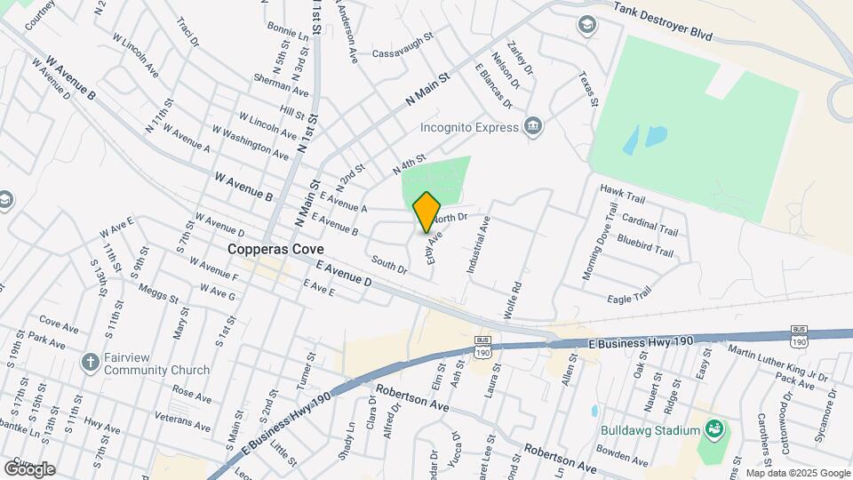 303 Erby Ave, Unit D Map and Location Details