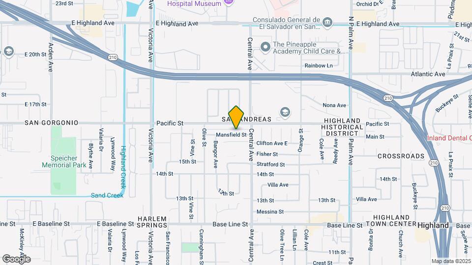 26844 Mansfield St Mapa y Detalles de la Ubicación
