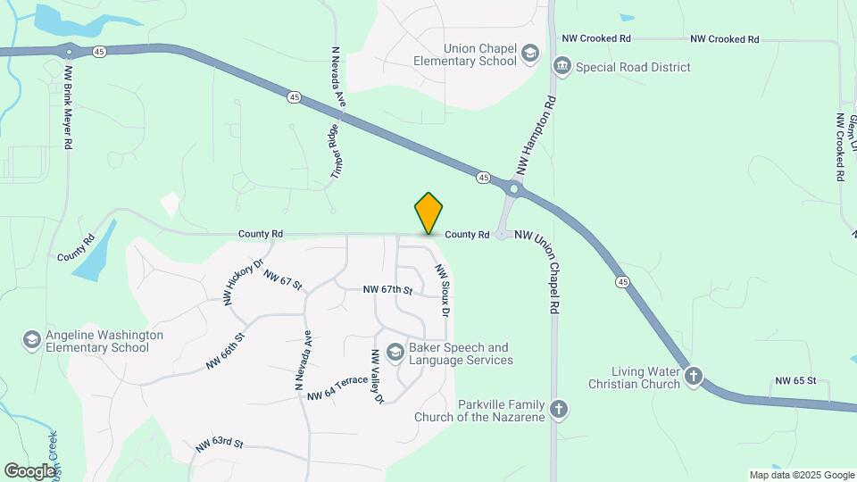 6745 NW Sioux Dr Map and Location Details