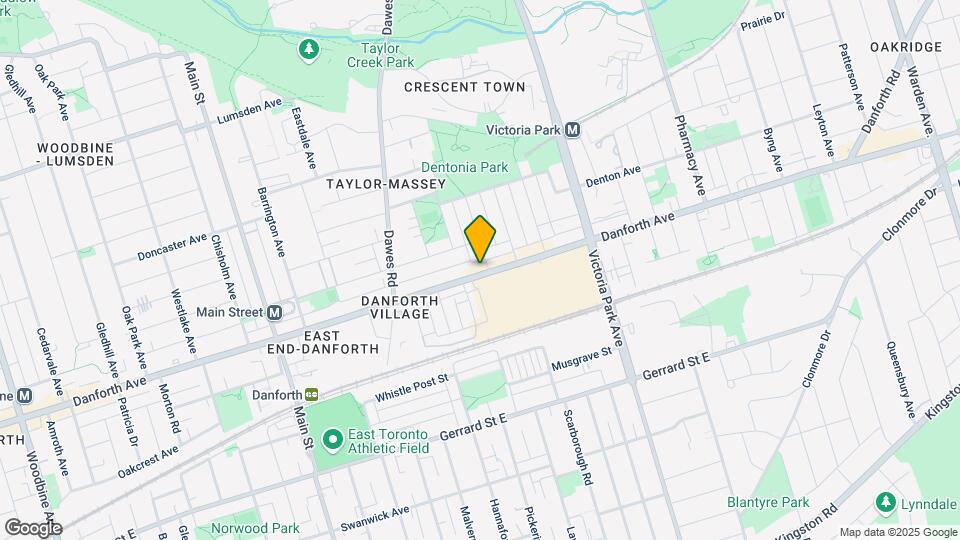 2938 Danforth Ave Map and Location Details