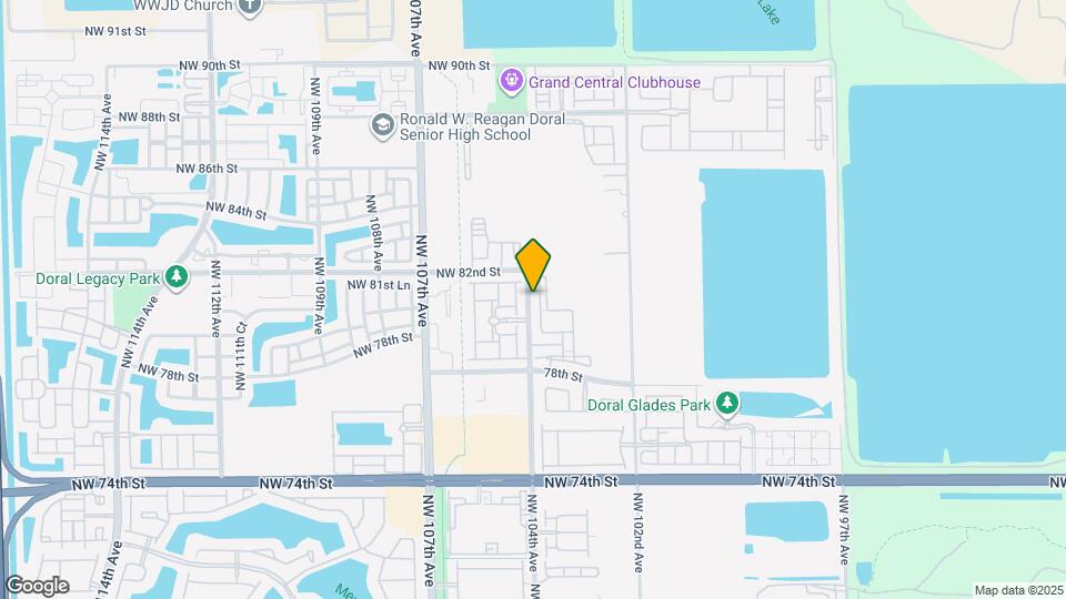 8195 NW 104th Ave Map and Location Details