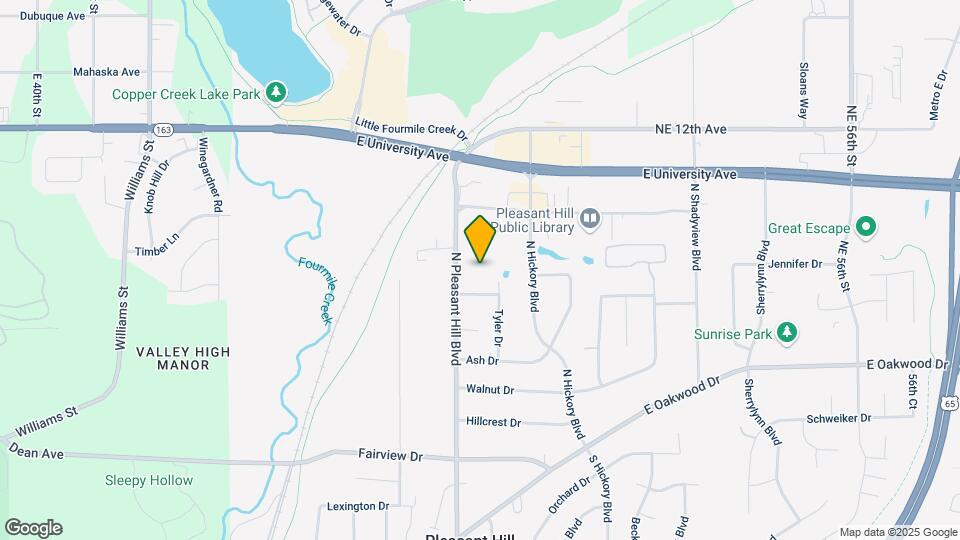 595 N Pleasant Hill Blvd Map and Location Details