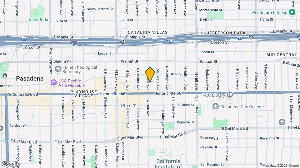 56 N Wilson Ave Map and Location Details