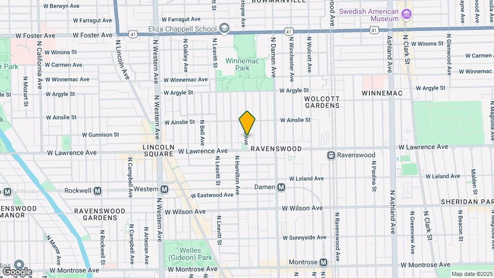 4833 N Hoyne Ave Mapa y Detalles de la Ubicación