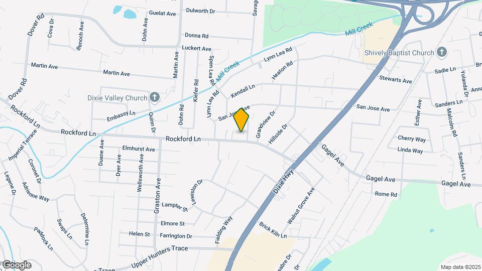 2001 Rockford Ln Mapa y Detalles de la Ubicación