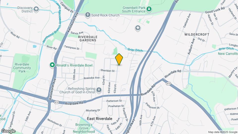 6409 63rd Pl Map and Location Details