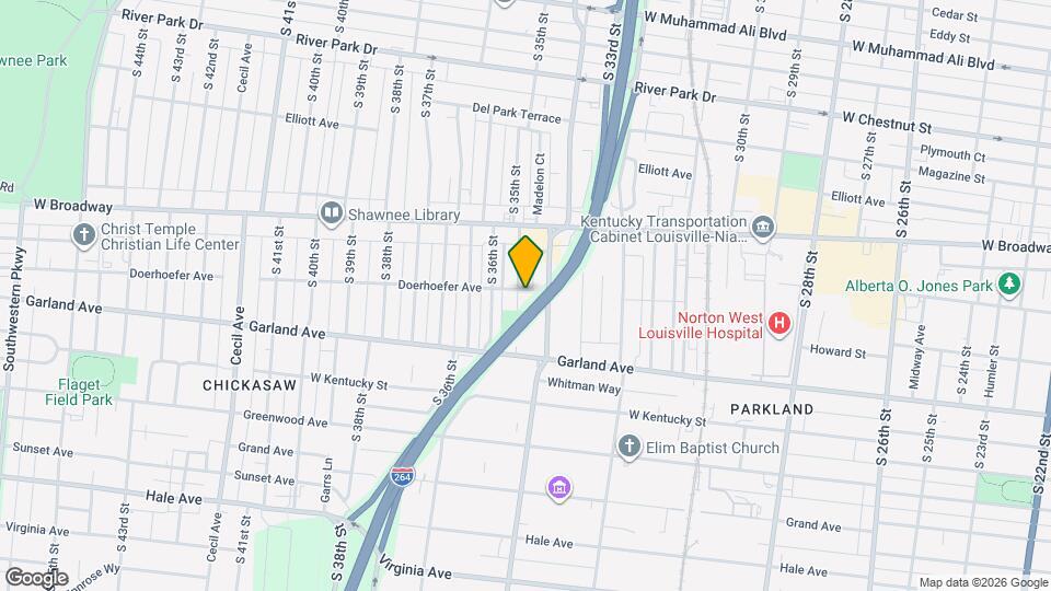 803 S 35th St Map and Location Details