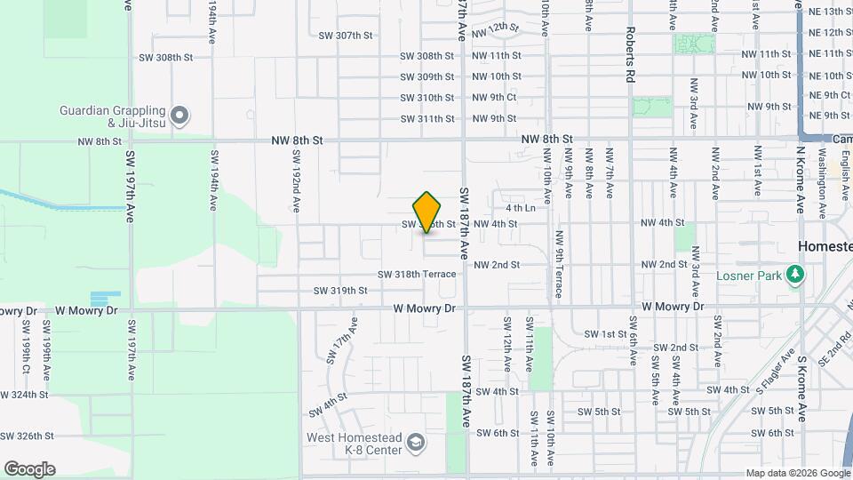 18901 SW 316th Ter Map and Location Details