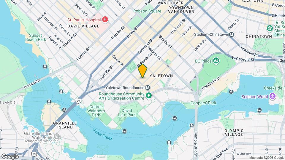 1180 Homer St Map and Location Details