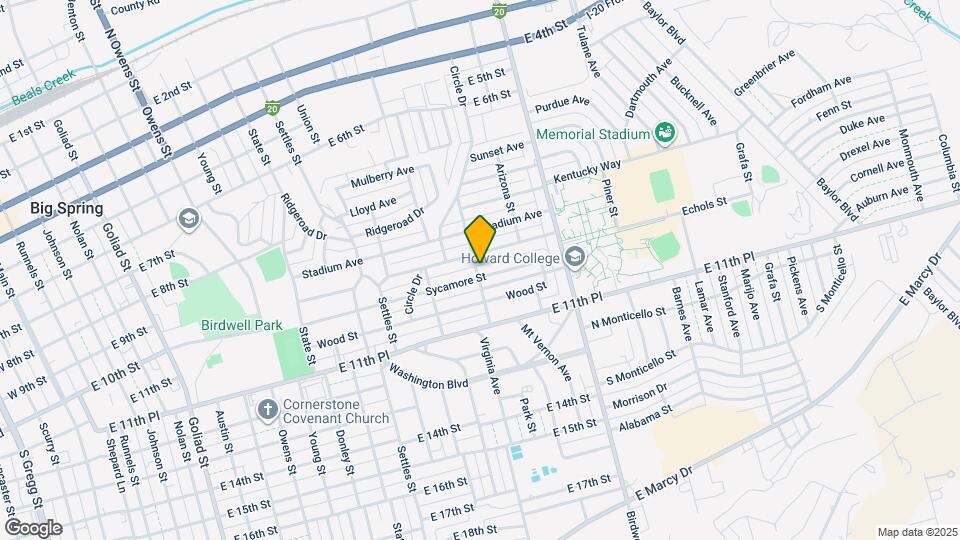 1501 Sycamore St Apartments and Nearby Big Spring Apartments For Rent