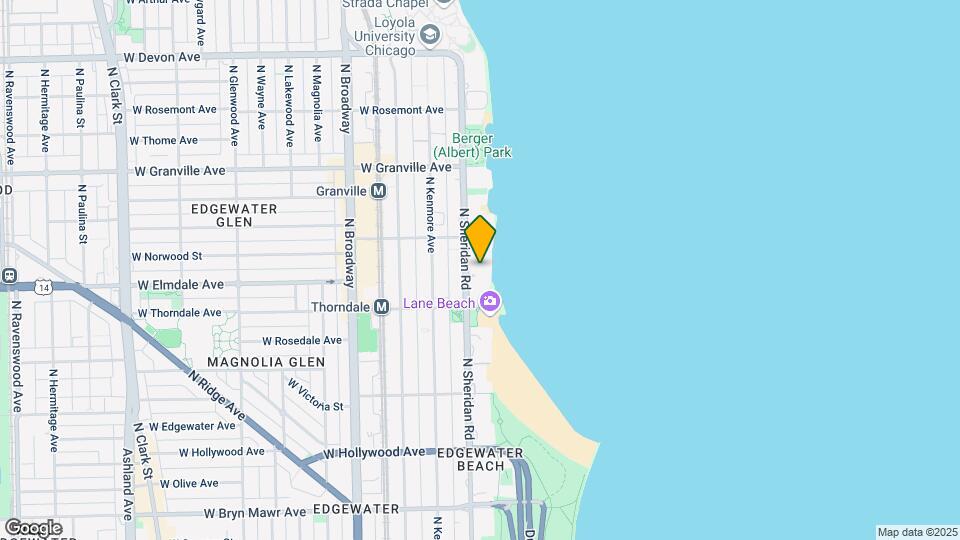 6007 N Sheridan Rd, Unit A Map and Location Details