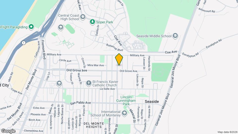 2020 Yosemite St Map and Location Details