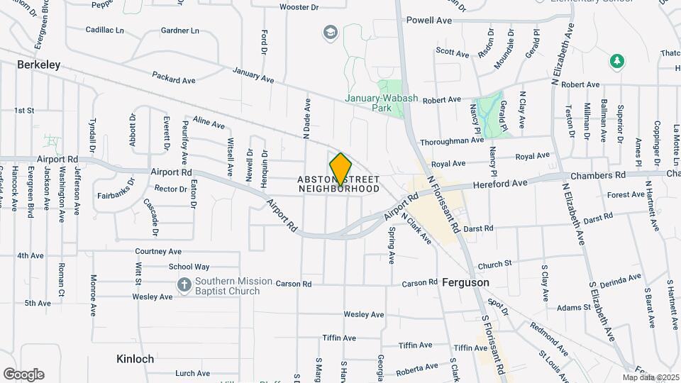 605 Abston St Map and Location Details