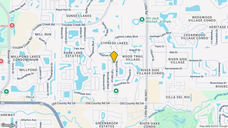 4414 Tall Oak Ln Map and Location Details