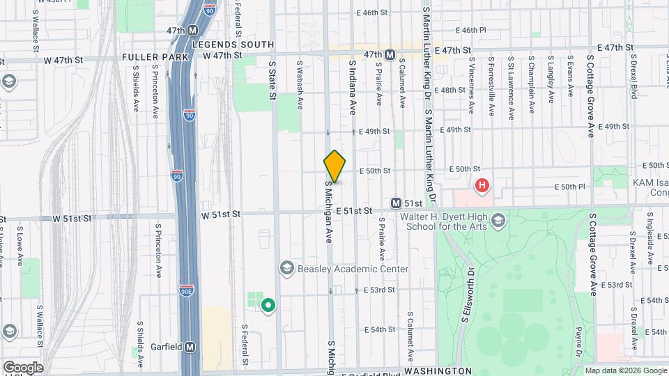 5025 S Michigan Ave Map and Location Details