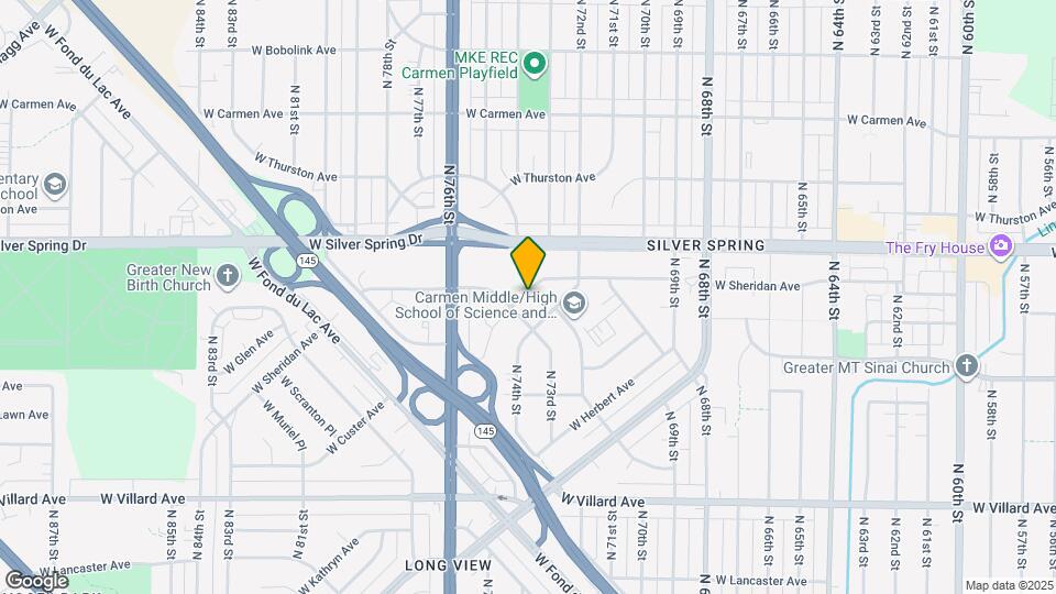 7407 W Sheridan Ave Map and Location Details