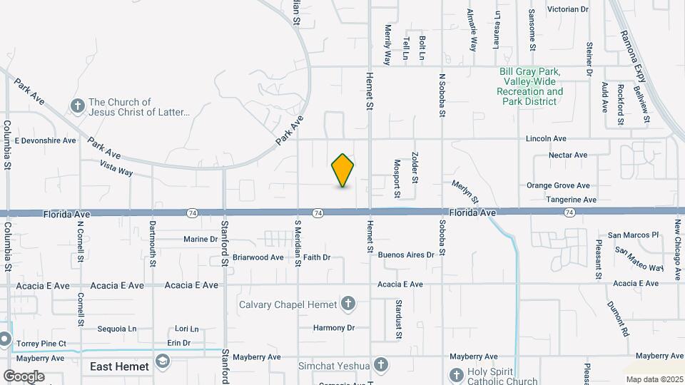 42306 E Florida Ave Mapa y Detalles de la Ubicación