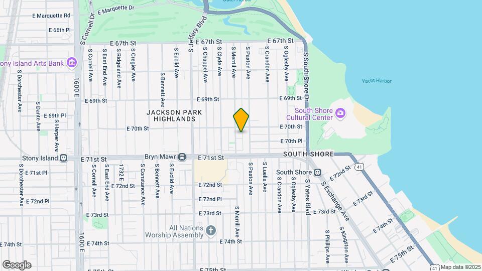 7011-7019 S Merrill Ave Mapa y Detalles de la Ubicación
