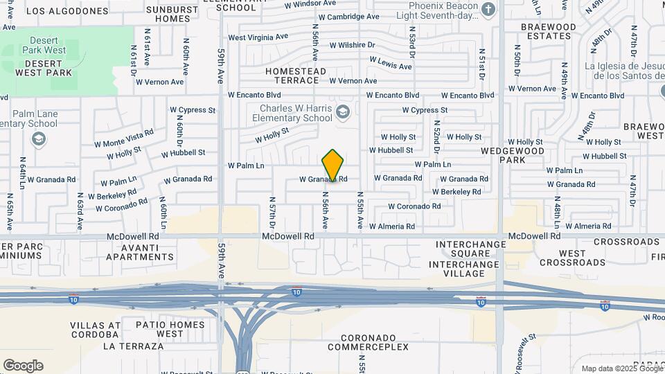5540 W Berkeley Rd Map and Location Details