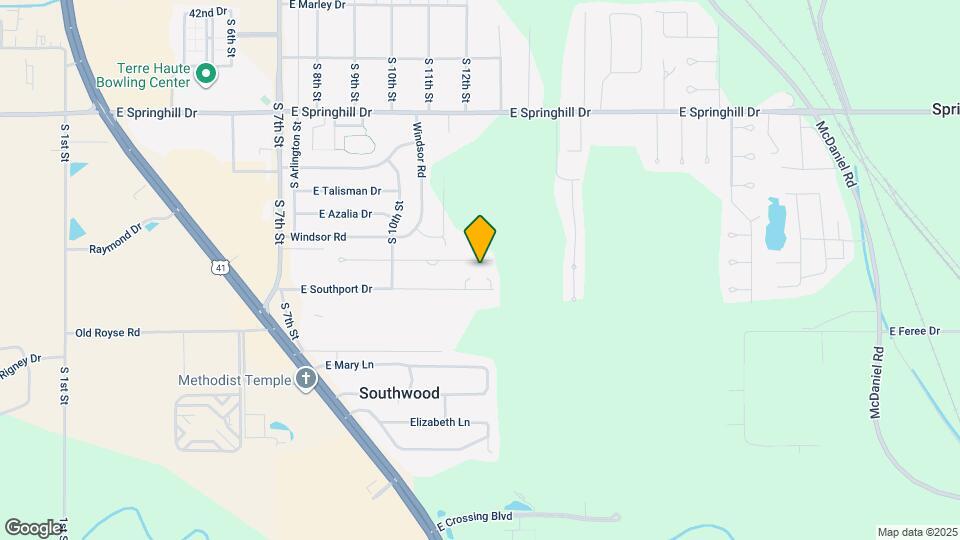 1243 E Dawn Dr Map and Location Details