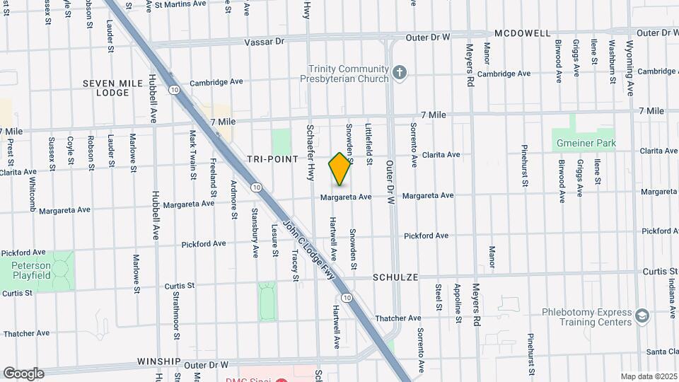 18616 Hartwell St Map and Location Details