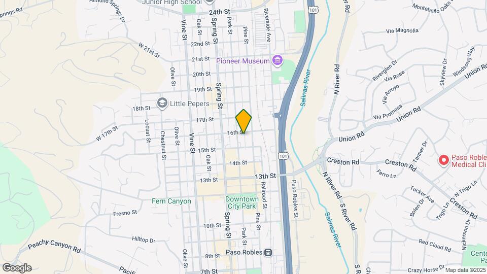 1540 Park St Map and Location Details