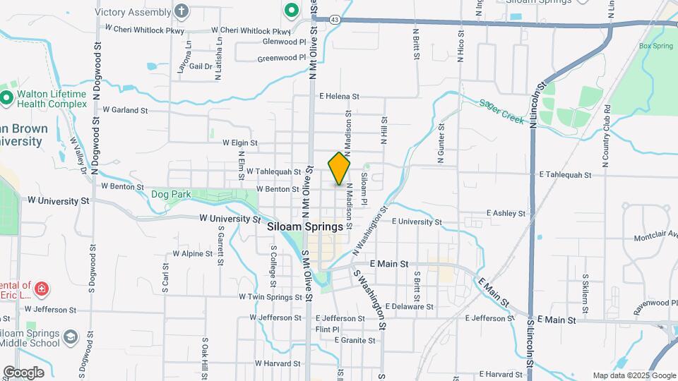 300 E Benton St Map and Location Details