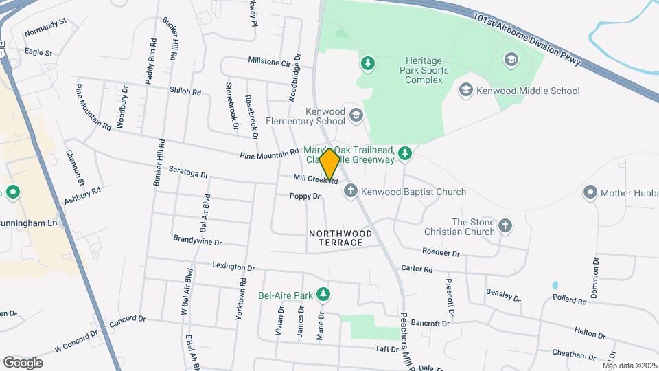 220 Mill Creek Rd Map and Location Details