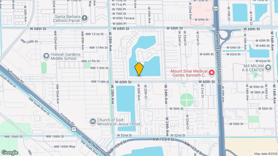 2603 W 60th Pl Map and Location Details