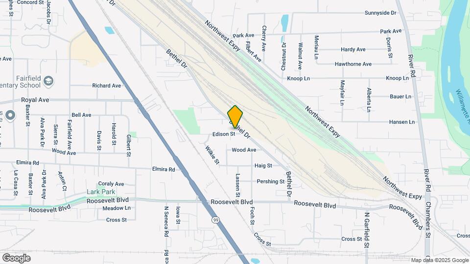 2571 Edison St Map and Location Details