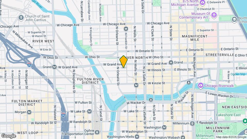 316 W Illinois St, Unit 9105 Map and Location Details